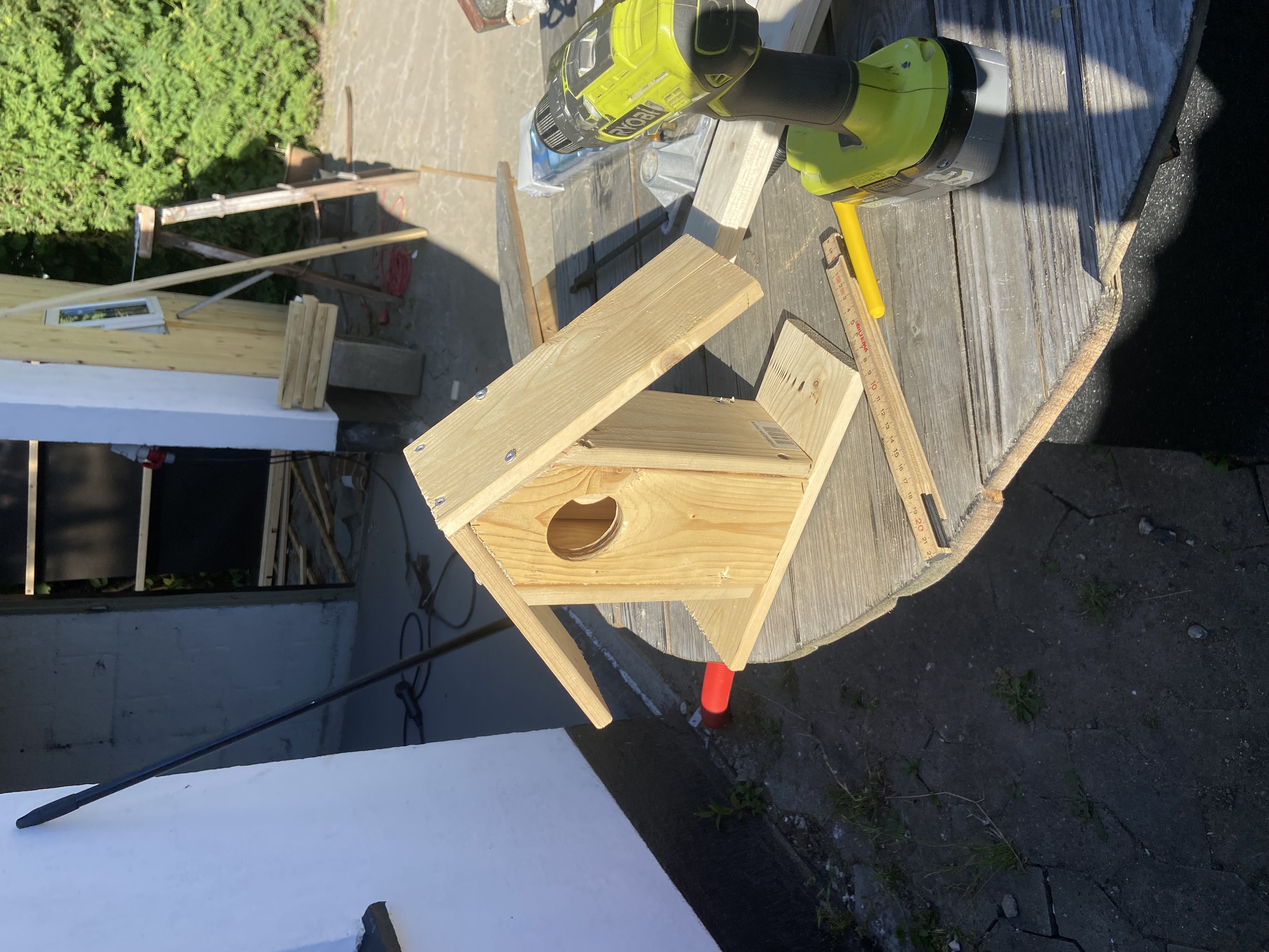 se mit nye hønsebur